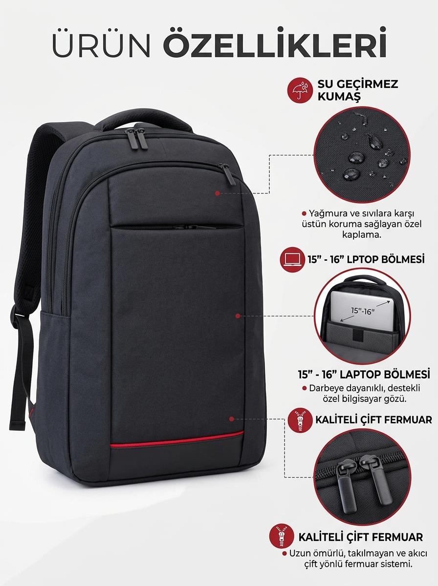 laptop sirt cantasi 15 6 su gecirmez gunluk sirt canta ekstra dolgu destekli 8683255014248 4930 jpg
